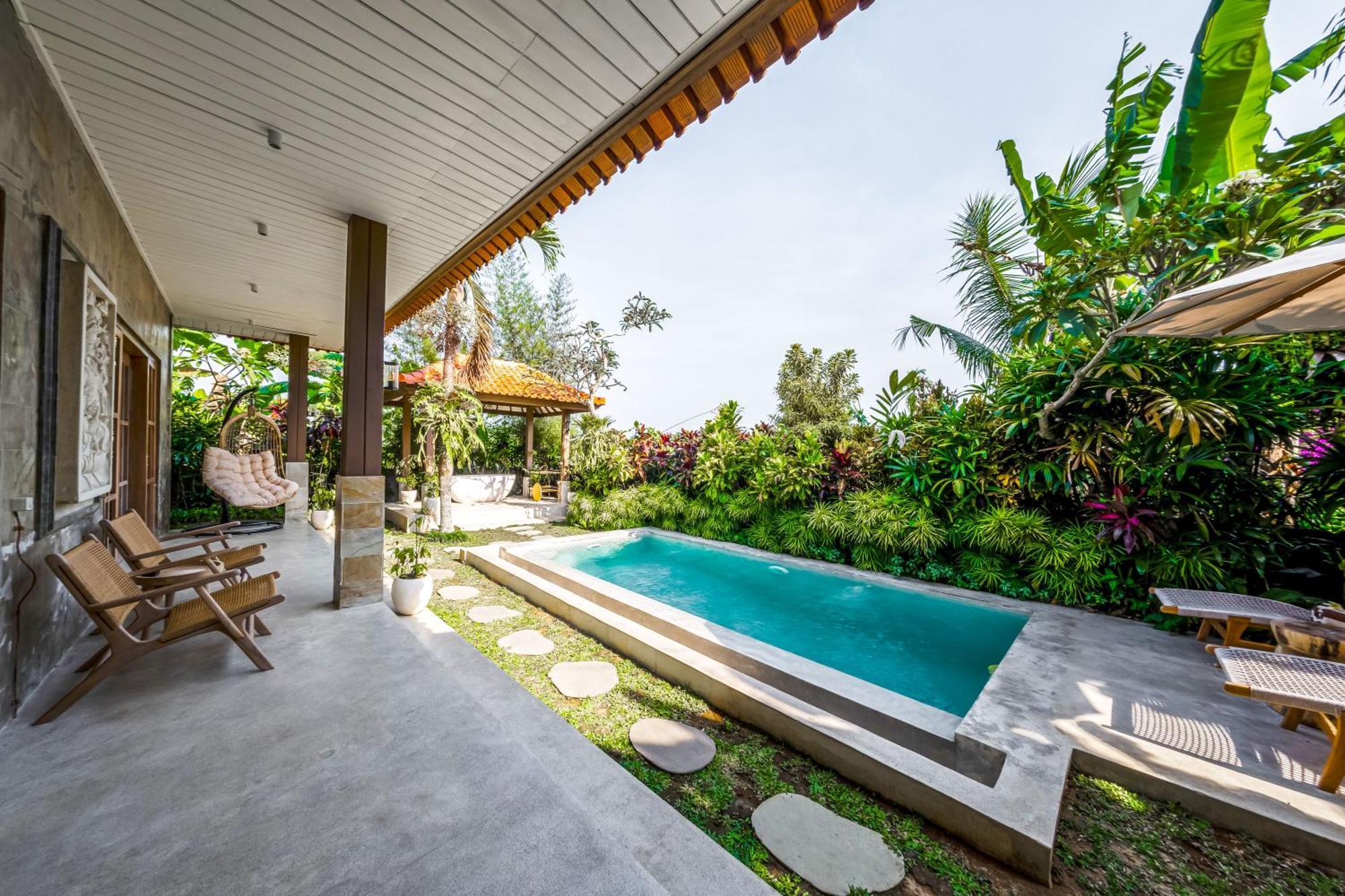 Nyaman Villas By Evdekimi Ubud Oda fotoğraf