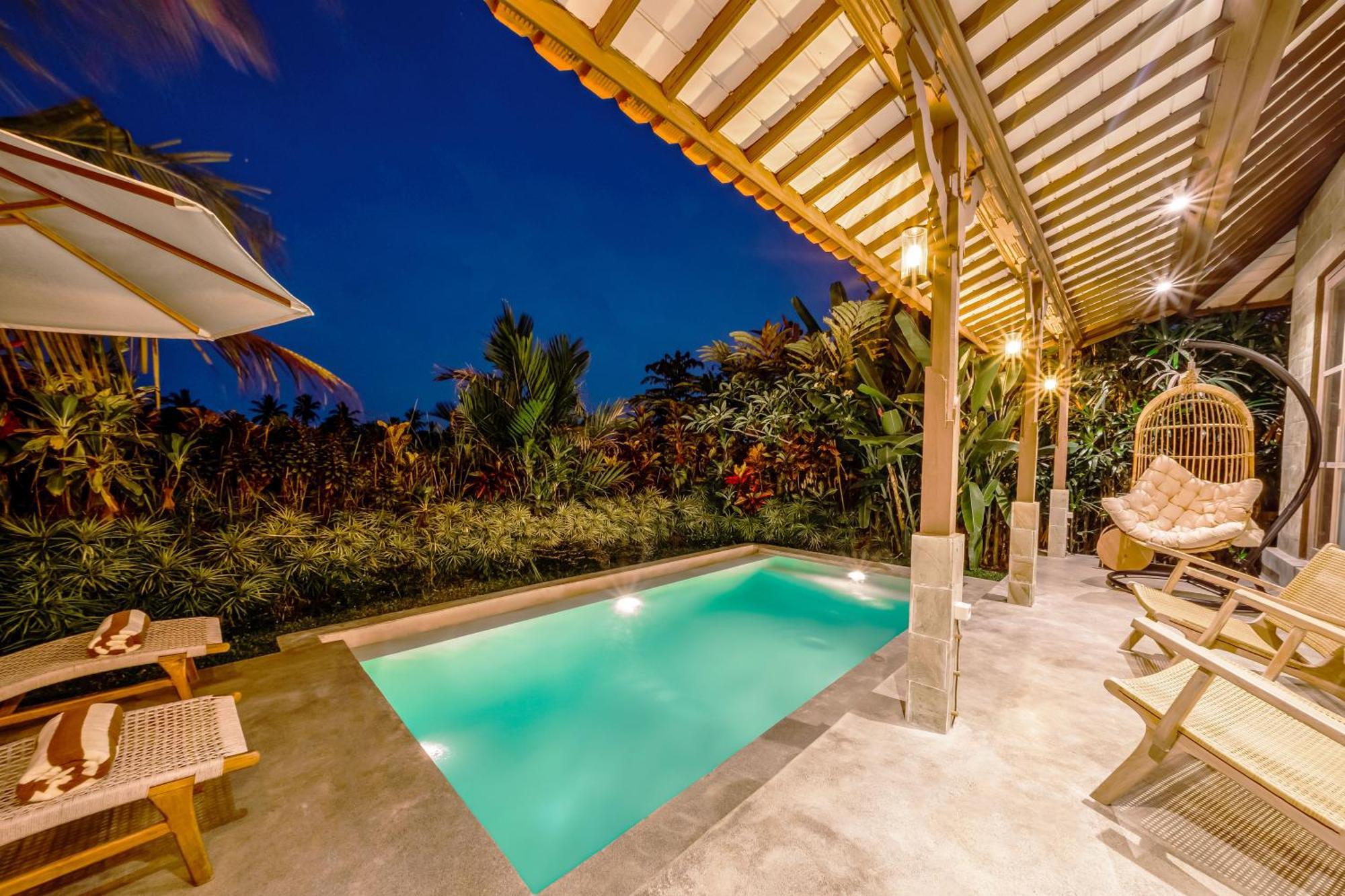 Nyaman Villas By Evdekimi Ubud Oda fotoğraf