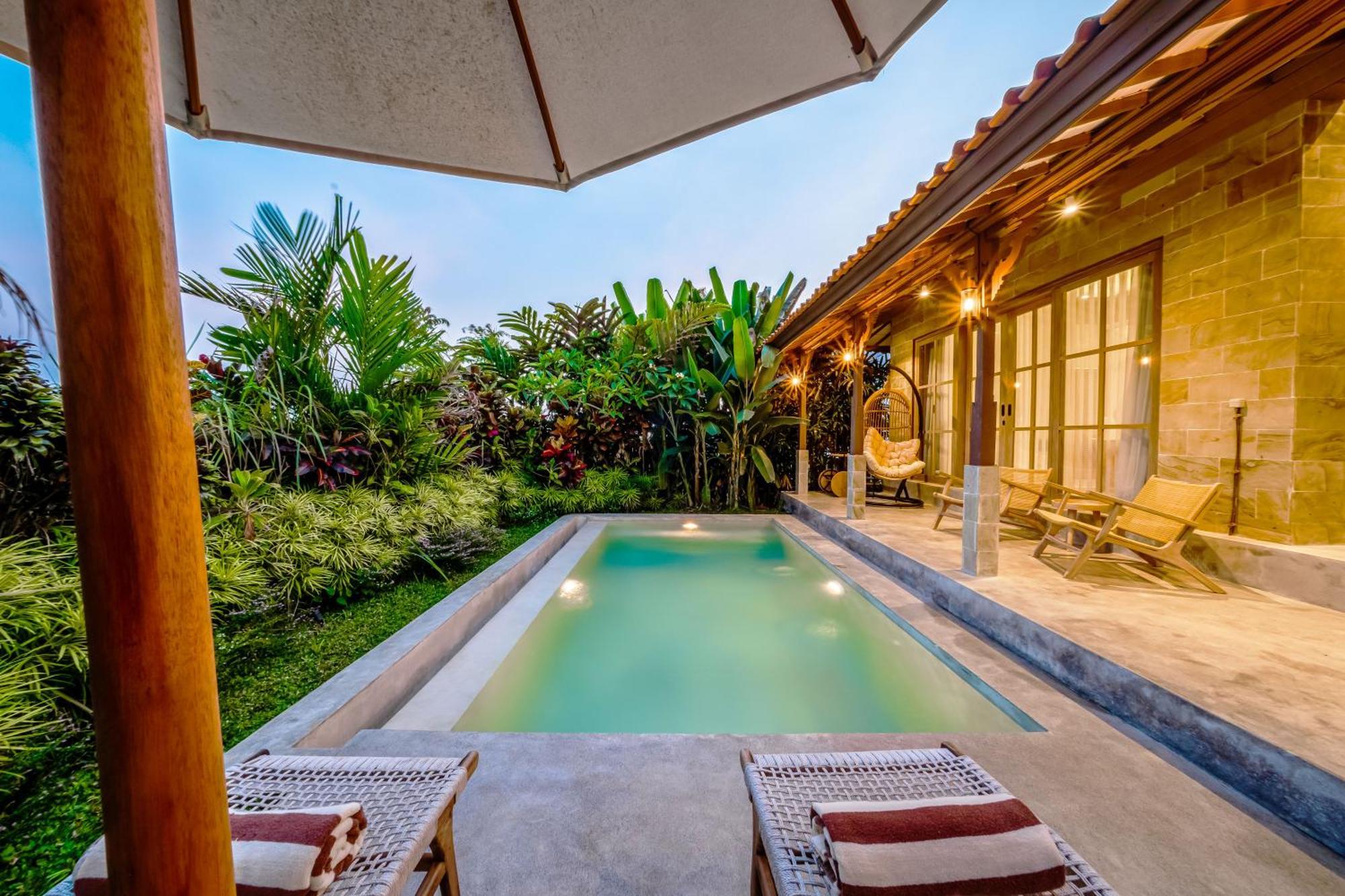 Nyaman Villas By Evdekimi Ubud Oda fotoğraf